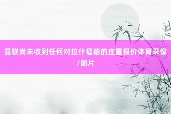 曼联尚未收到任何对拉什福德的庄重报价体育录像/图片