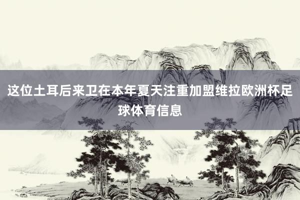 这位土耳后来卫在本年夏天注重加盟维拉欧洲杯足球体育信息
