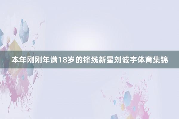 本年刚刚年满18岁的锋线新星刘诚宇体育集锦