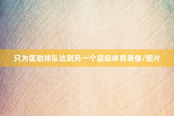 只为匡助球队达到另一个层级体育录像/图片