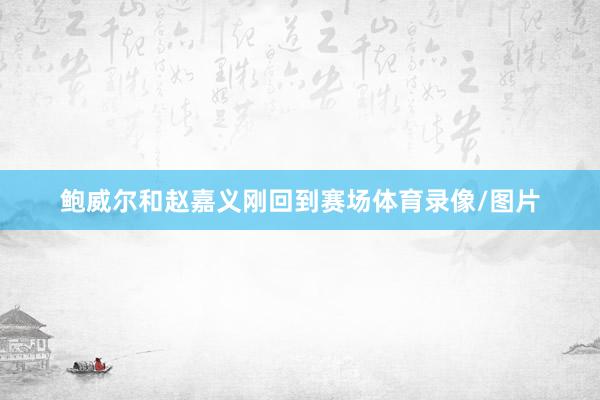 鲍威尔和赵嘉义刚回到赛场体育录像/图片