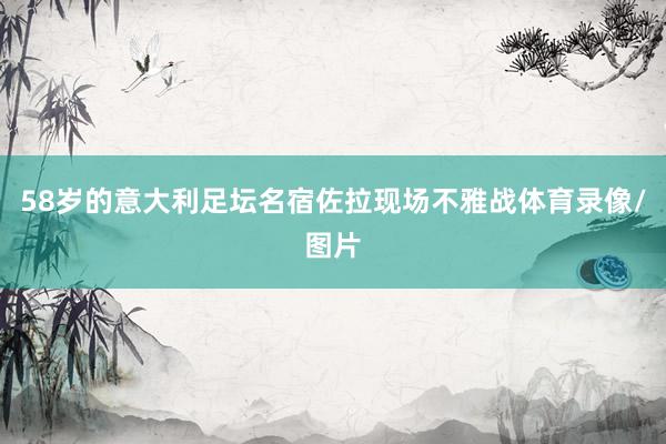 58岁的意大利足坛名宿佐拉现场不雅战体育录像/图片