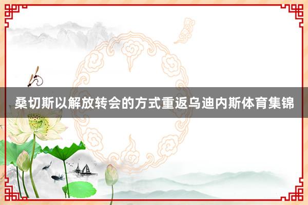 桑切斯以解放转会的方式重返乌迪内斯体育集锦