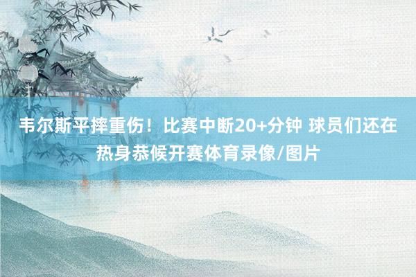 韦尔斯平摔重伤！比赛中断20+分钟 球员们还在热身恭候开赛体育录像/图片